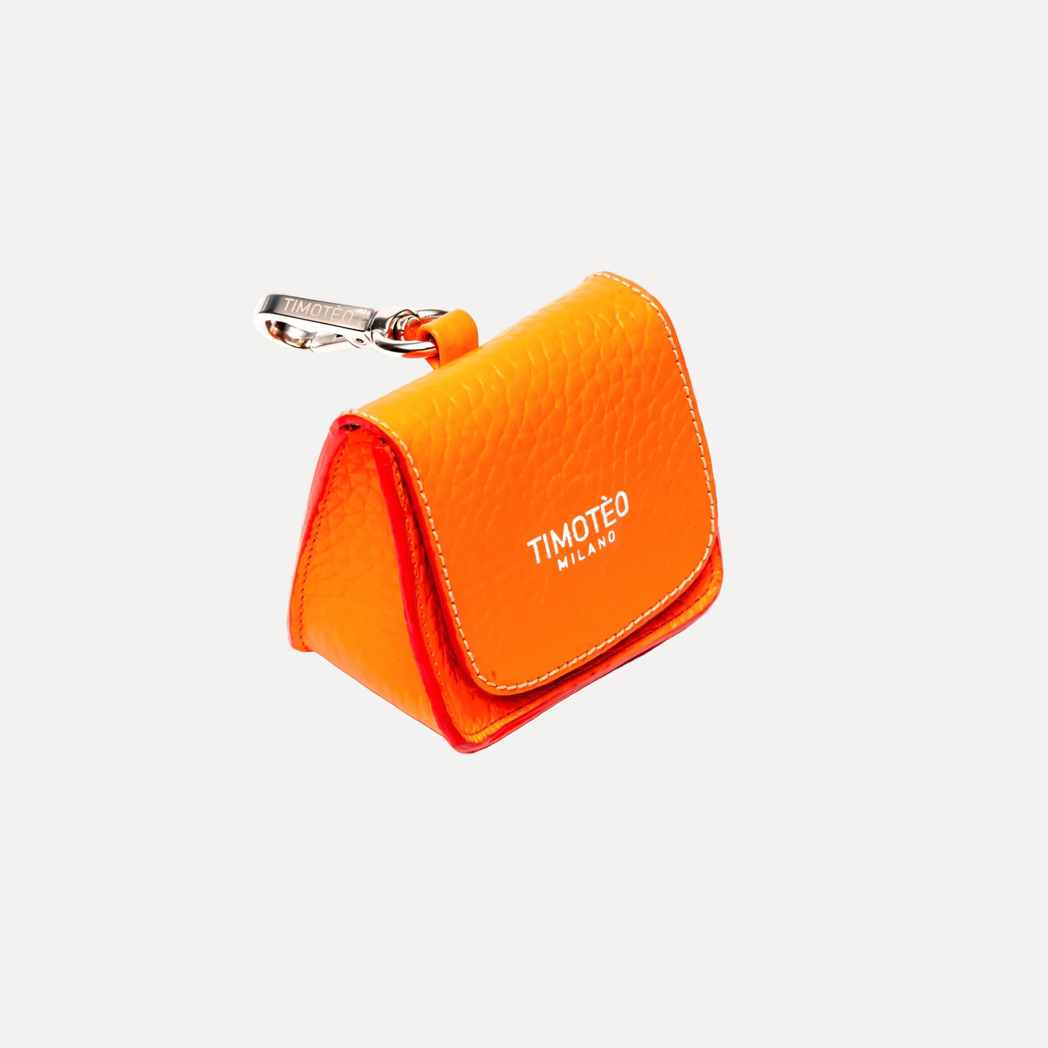 TT Bag Iconic Orange - Leather Waste bag holder