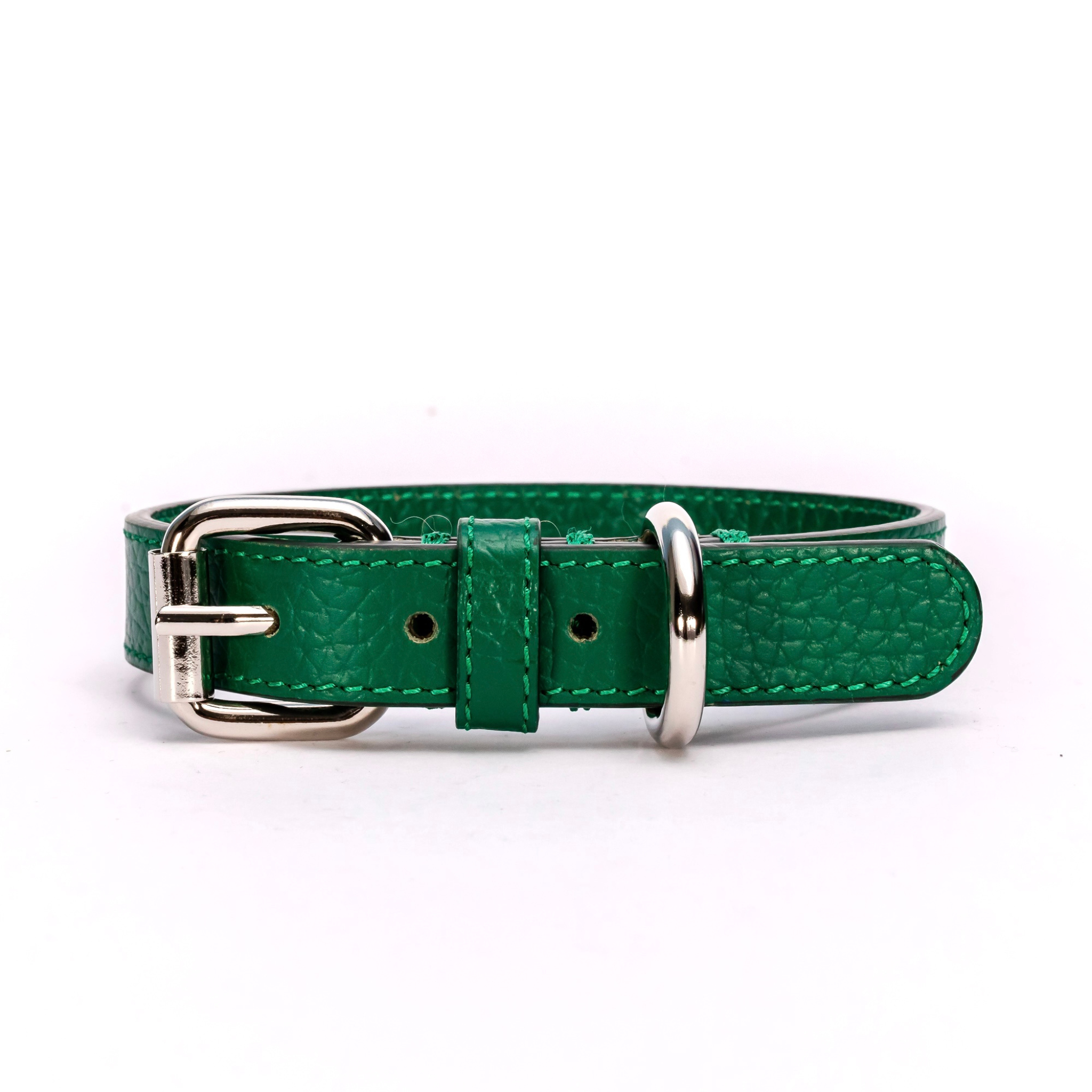 Lederhalsband Avocado