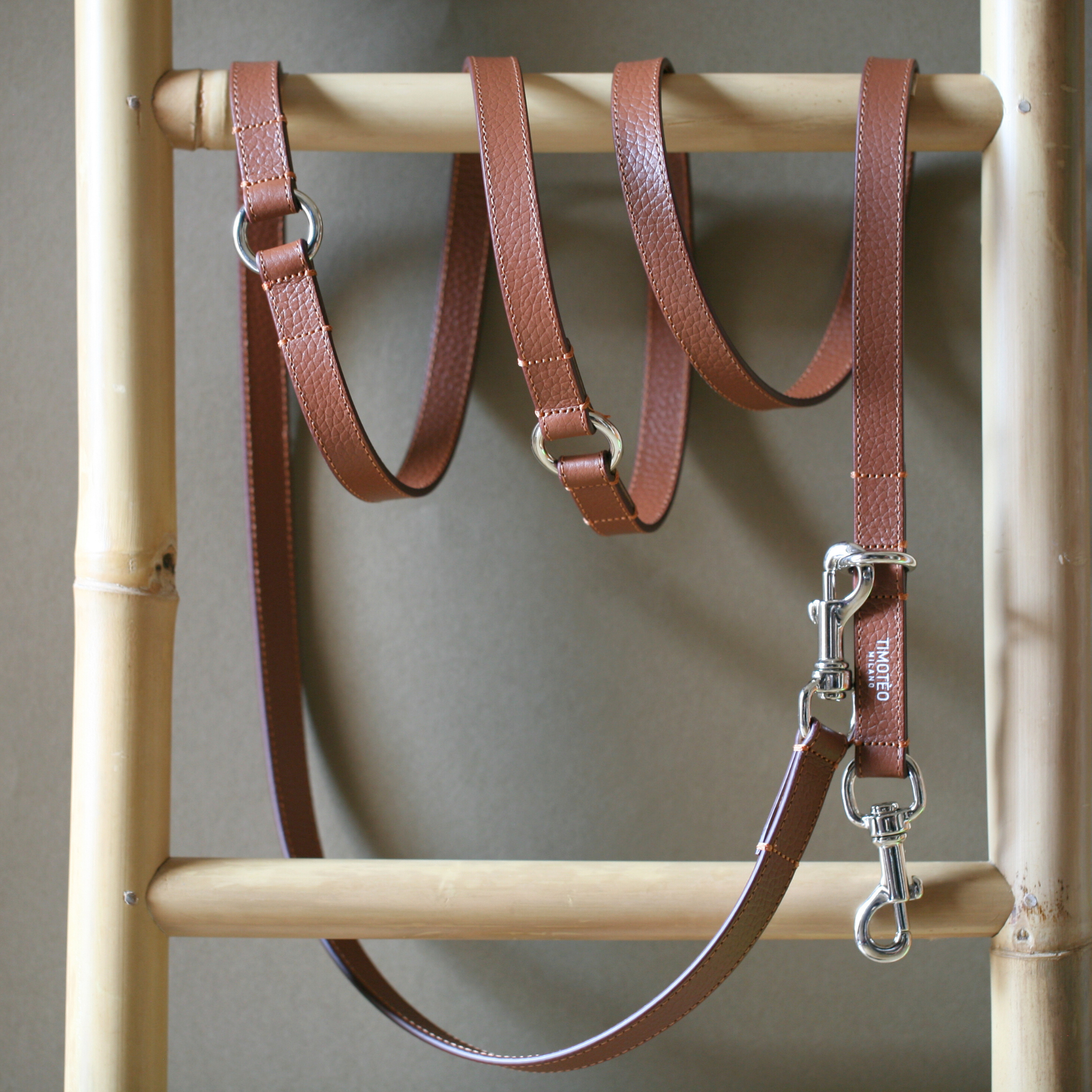 Guinzaglio in pelle Cinnamon