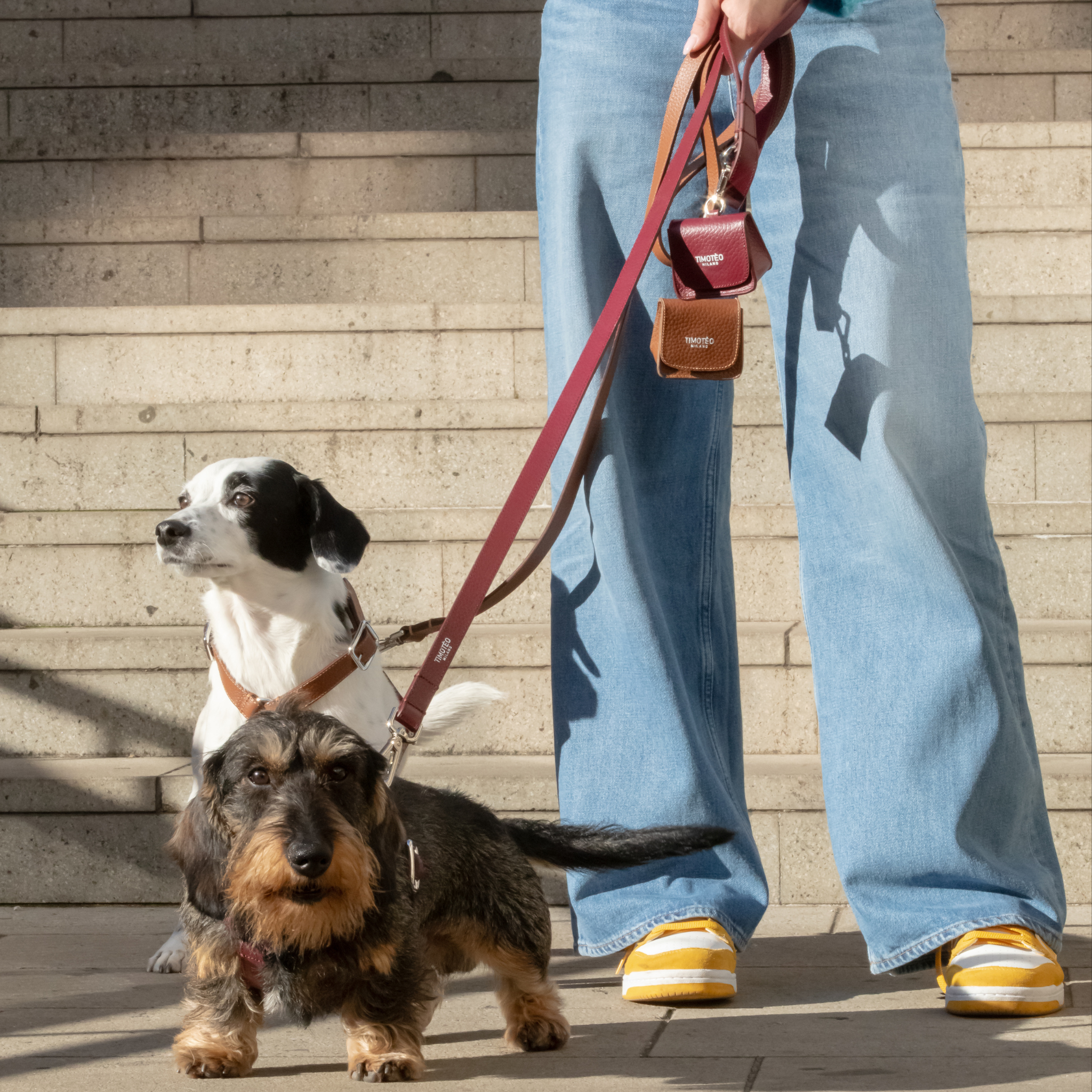 TT Bag Cinnamon - Porta sacchetti in pelle