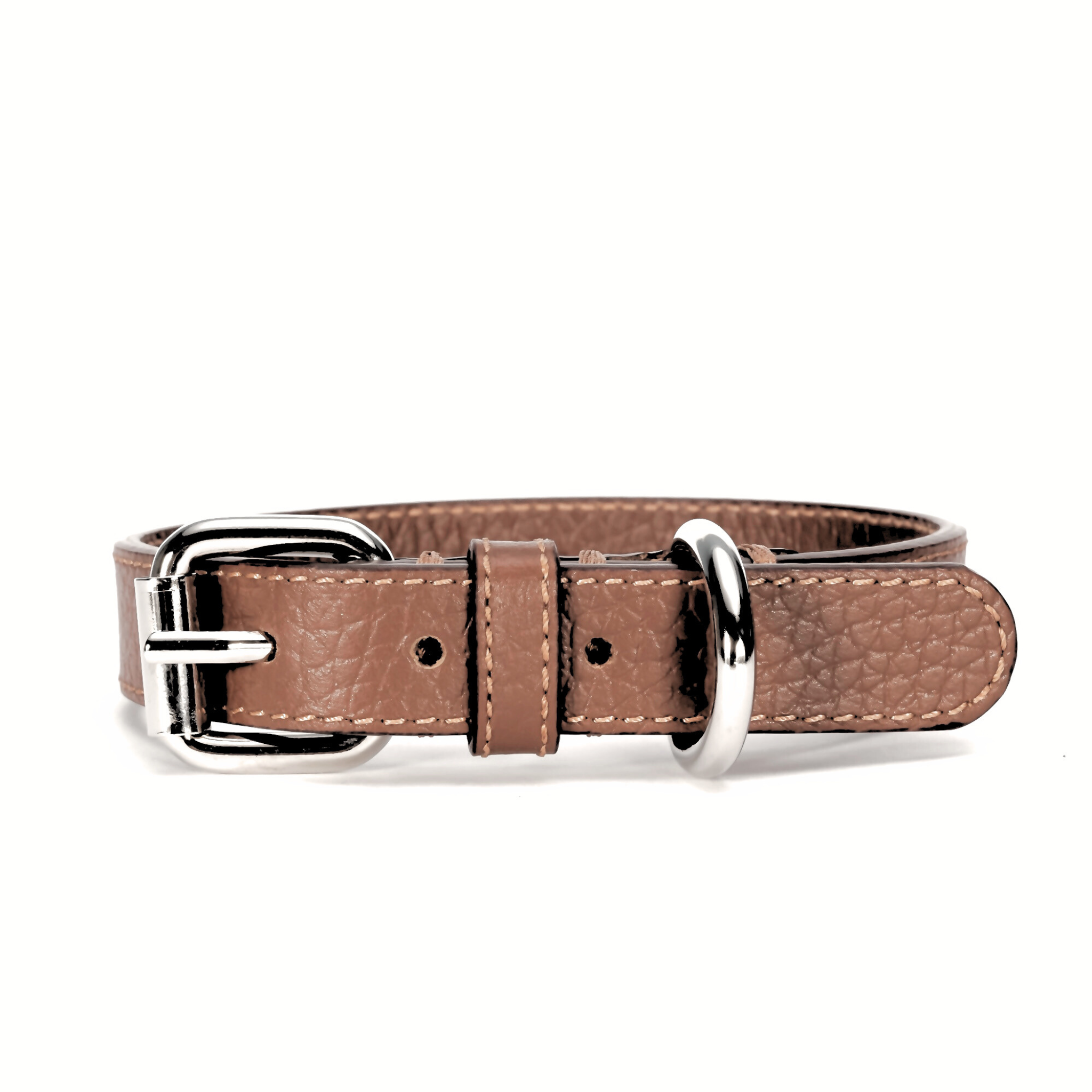 Lederhalsband Cinnamon