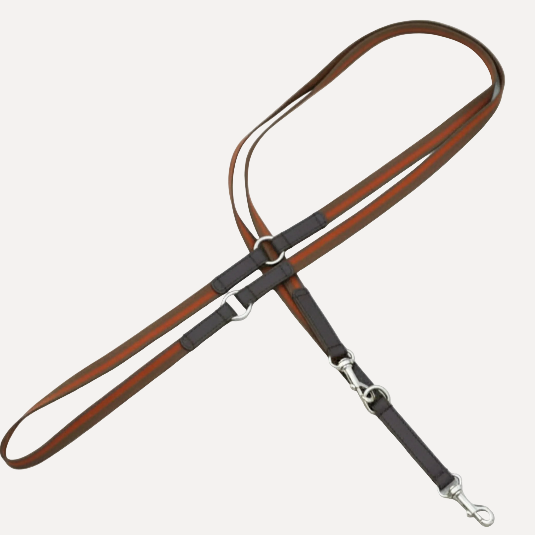 Tobacco Leash - Webbing and leather